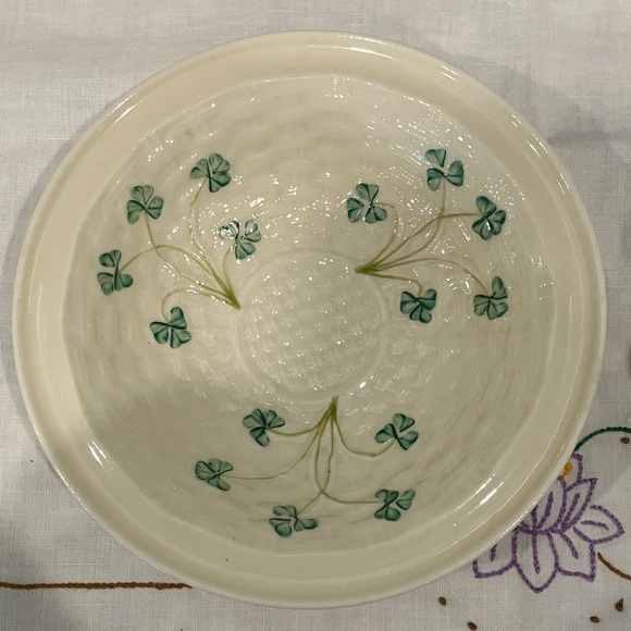 Belleek  Floral Cream Ceramic Tea Set - Picture 9 of 16